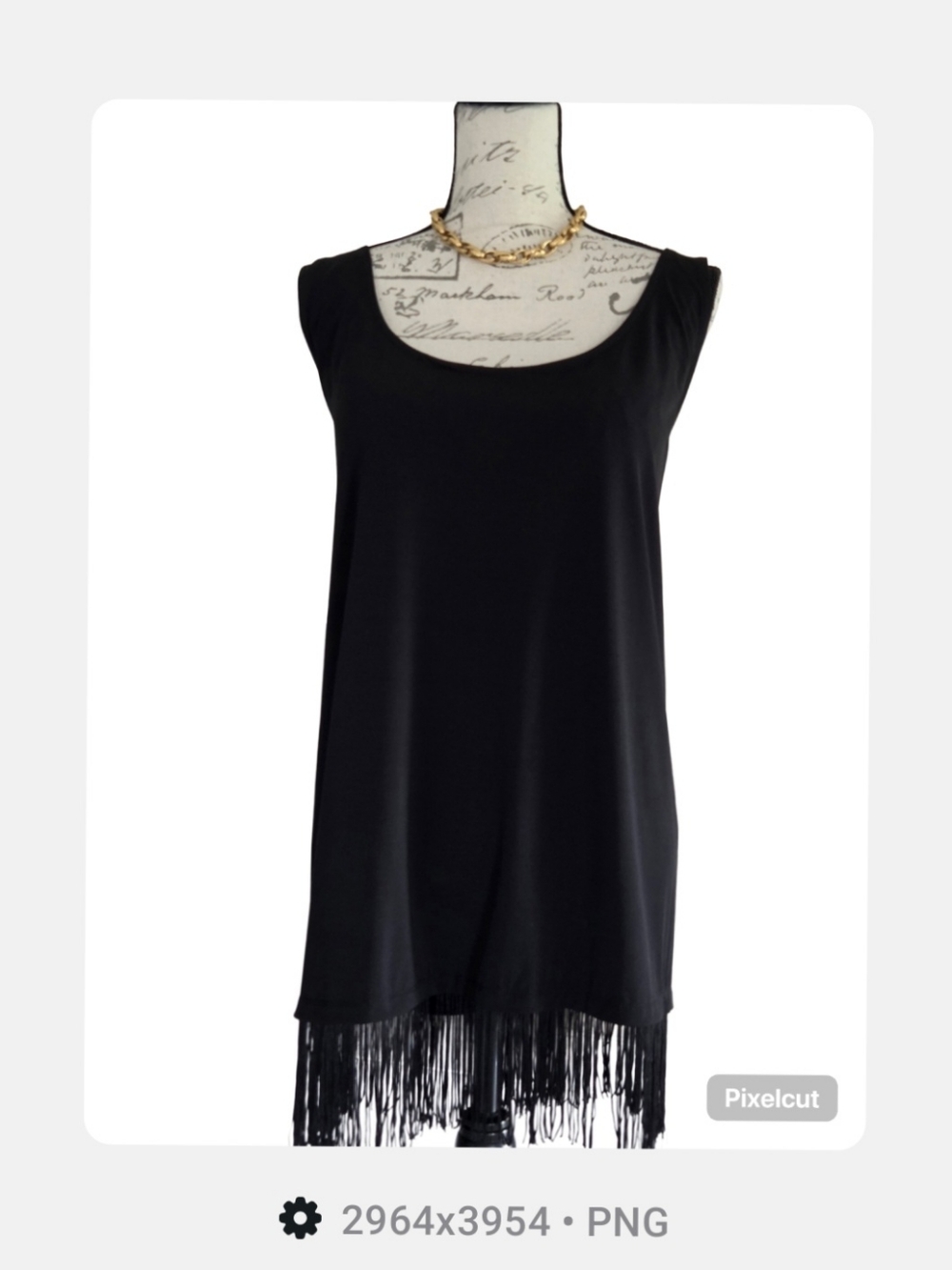 NWT Lane Bryant Fringed Tank.